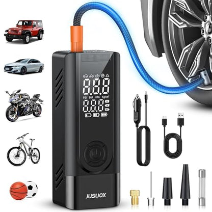 Tire Inflator Portable Air Compressor (Black)