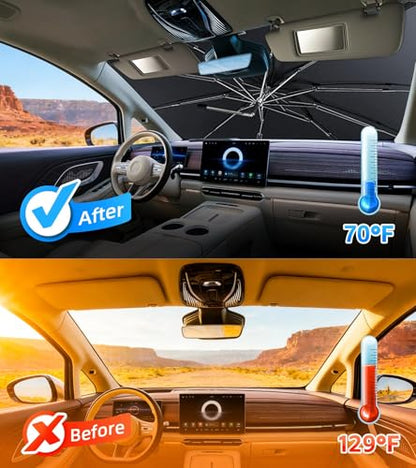 Windshield Sun Shade Umbrella for Acura TLX 2015 (For Acura TLX 2015-2026)