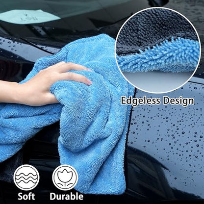 2 Pack Car Drying Towel (Blue)