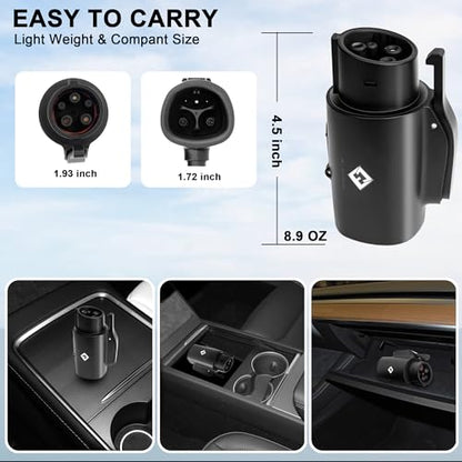 Tesla to J1772 Adapter (Black)