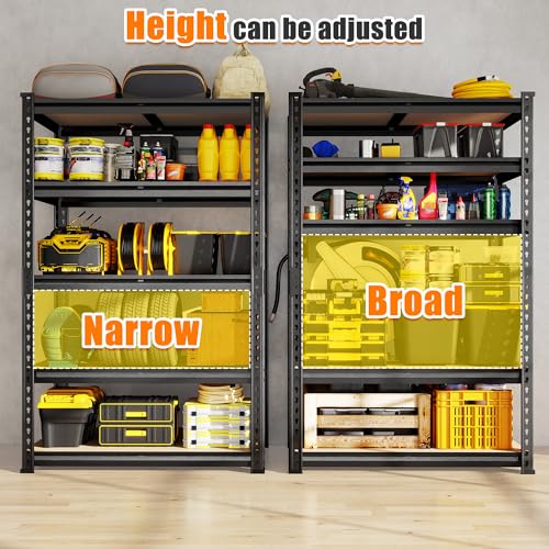 72.12" H Garage Shelving