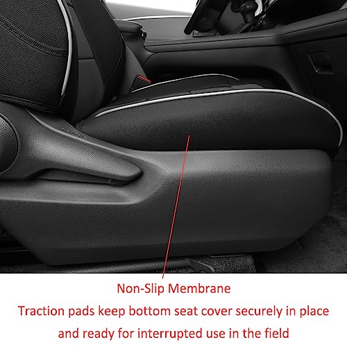 Sienna Seat Covers for 2021 (Leather (Black/Gray) / 2021-2026 Limited & Platinum, 2nd Row W/Legrest)