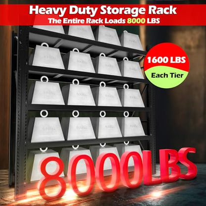 Garage Shelving Heavy Duty (157 in Wide - 5 Tier - 16000 lbs Load)