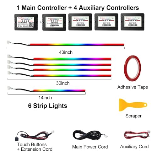 Acrylic Interior Car LED Strip Light (CSL-6)