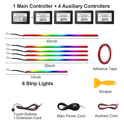 Acrylic Interior Car LED Strip Light (CSL-6)