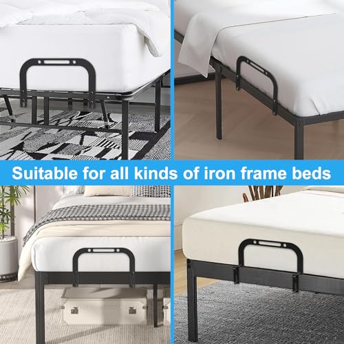 Mattress Retainer Bar Keep Mattress Stopper from Sliding Slide Stopper to Prevent Sliding Holder in Place Gripper (4 Pcs - Regular)