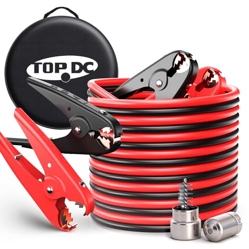 2 Gauge 16 Feet Heavy Duty Jumper Cables for Car (2 Gauge, 16FT)
