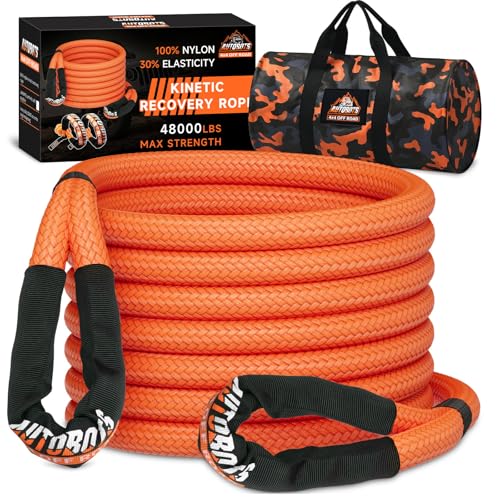 Kinetic Recovery Rope 1" x 30ft Tow Rope (1"x30' Rope)