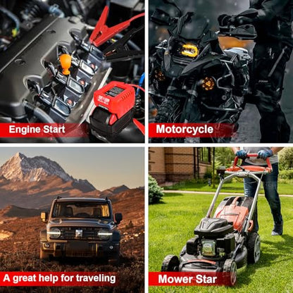 Jump Starter Compatible with Milwaukee 18V Batteries