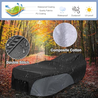 Polaris Slingshot Cover Waterproof with Soft Liner (Without Roof / Black&Grey)