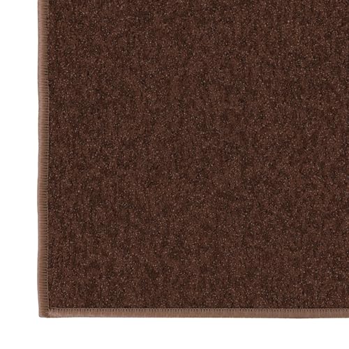 2x6 Runner Rugs for Hallway (Solid Brown)