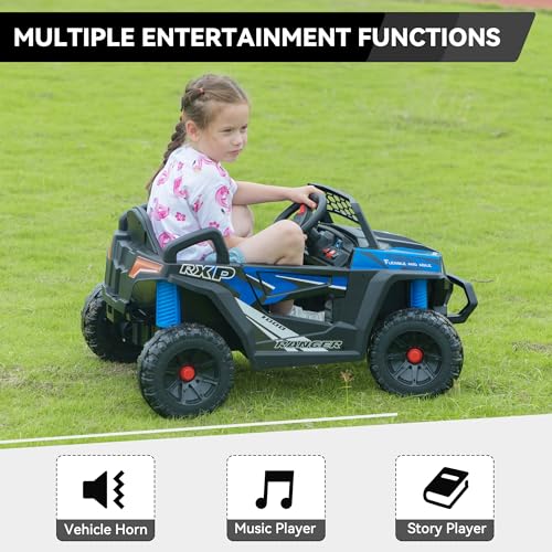 12V Kids Electric Car (Blue)