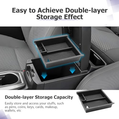 Tacoma Center Console Organizer Compatible with 2016