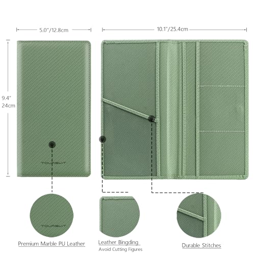 Car Registration & Insurance Card Holder (Carbon Green)