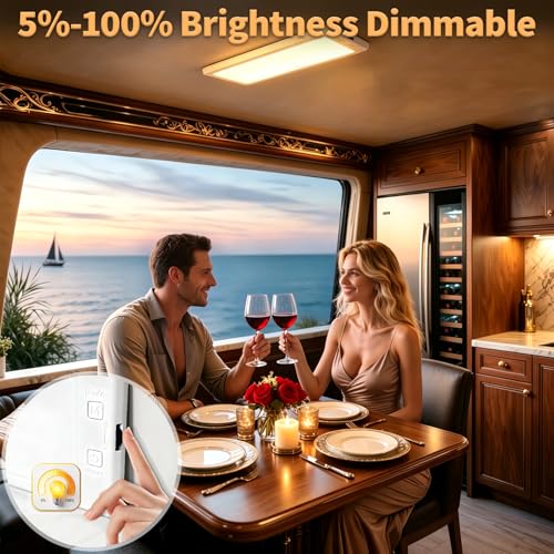 12 in RV LED Interior Light (Pure White / 1 pack)