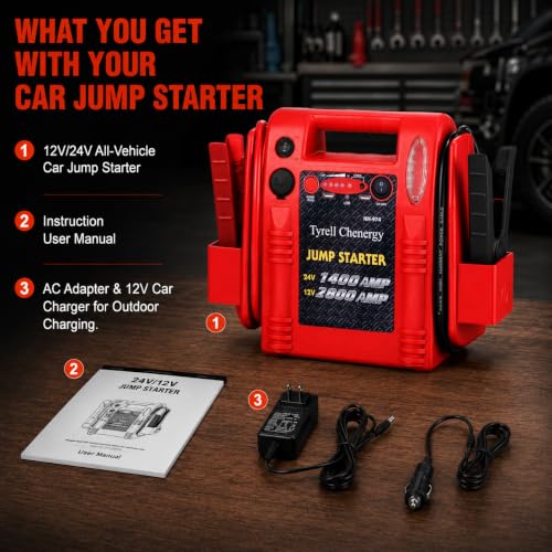 12V 24V Jump Starter (Red)