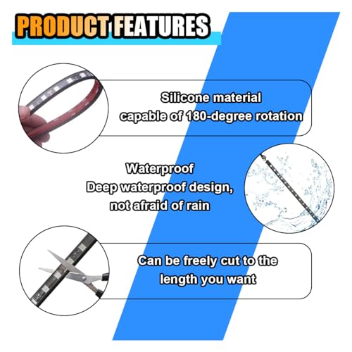 Car LED Strip Light (USB / Red)