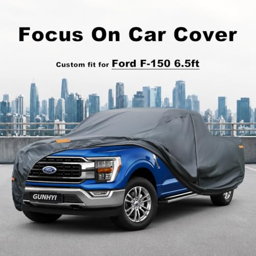 Premium Truck Cover Custom Fit Ford F (08 Ford / 8.22 Ford F-150 SuperCrew Short Bed 6.5ft)