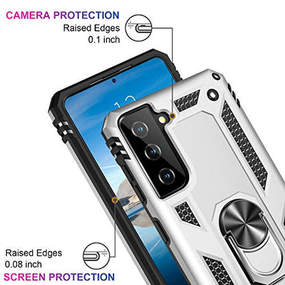 for Galaxy S21 Plus Case (Galaxy S21 Plus (Medium 6.7") / Silver)