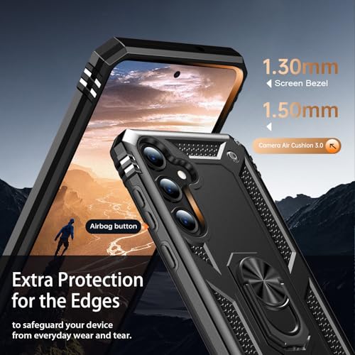 for Galaxy S25 Plus Case (Galaxy S25 Plus (Medium 6.7") / Black)