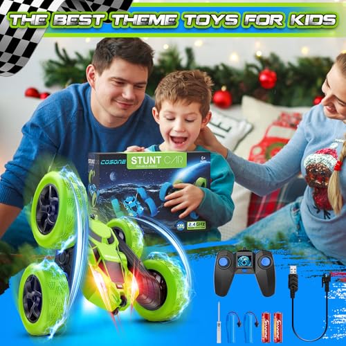 Remote Control Car for Kids Age 4 (Green)