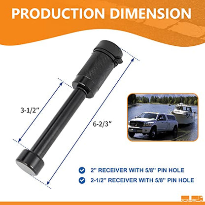 Trailer Hitch Locks (3-1/2pin / Keyed Alike 4pack)