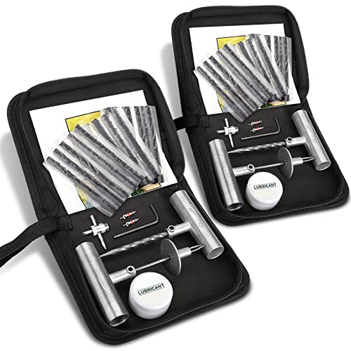 Tire Repair Kit (03- Set of 2-24pcs (Classic Green))