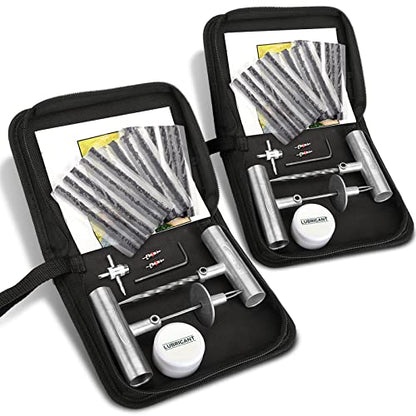 Tire Repair Kit (03- Set of 2-24pcs (Classic Green))