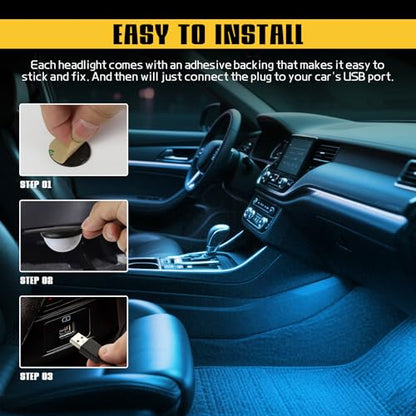 Car Interior LED Lights (Ice Blue)
