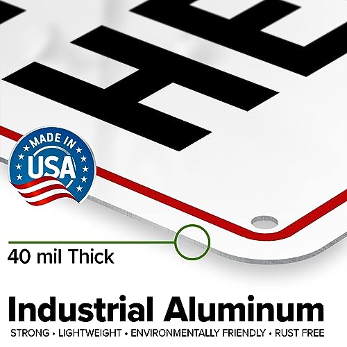 Custom Sign Custom Sign for Business (Header - Vertical / 7x10 - Aluminum)
