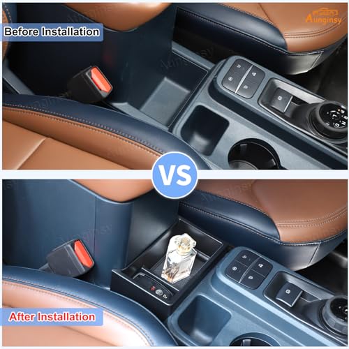 Center Console Organizer Tray Compatible with Ford Maverick 2022 (Storage Box(Small))