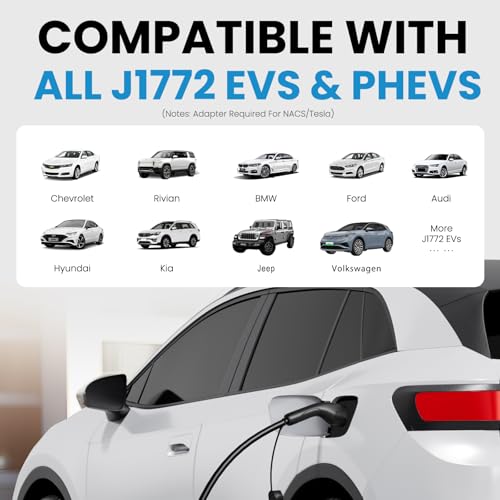 Level 2 EV Charger 32 Amp Portable J1772 NEMA 14 (32)