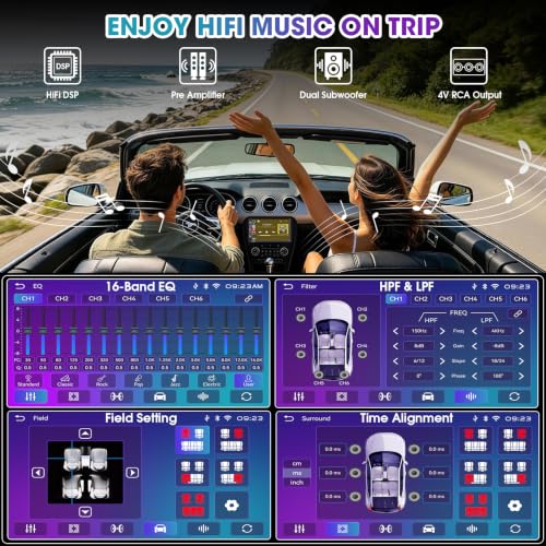 Double Din Stereo Carplay for Car (6.9 Inch Car Stereo)