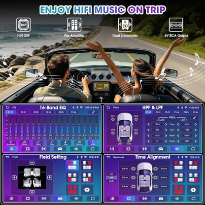 Double Din Stereo Carplay for Car (6.9 Inch Car Stereo)