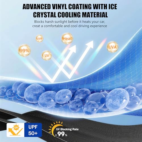 Car Windshield Sun Shade Umbrella for Honda Civic 2022 (For Honda Civic 2022-2026)