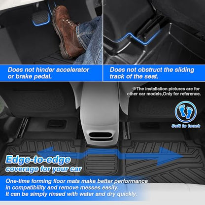 Floor Mats Custom Fit for Ford F150 Supercrew 2015