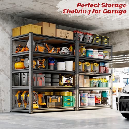 Garage Shelving Unit 35.6" W x 16" D x 72" H (72" H x 35.6" W x 16"D)