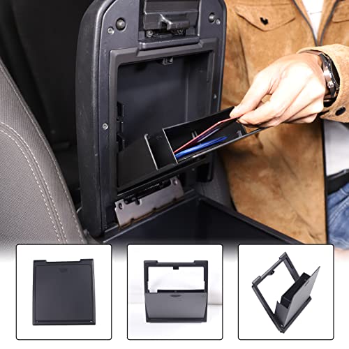 Car Armrest Hidden Storage Box Compatible with Toyota Tacoma 2016 (Hidden Storage Box)
