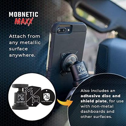 MobNetic Maxx Magnetic Car Phone Holder Mount (Red)