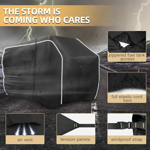 600D ATV Cover (85"L x 50W" x 42"H / black)