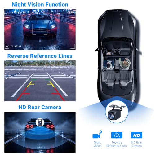 9" Wireless Apple Carplay Screen for Car & Android Auto with Backup Camera (9inches)
