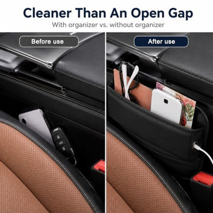 2 PCS Universal Fit Car Seat Gap Filler
