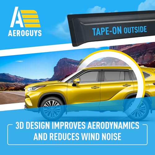 Extra Durable Window Deflectors Tape (For Toyota Highlander 20-26)