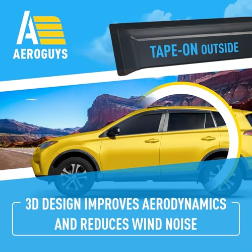 Extra Durable Window Deflectors Tape (For Toyota RAV4 13-18)