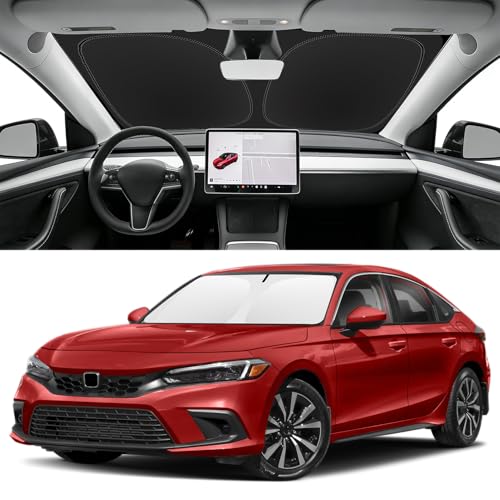 Custom Fit Windshield Sun Shade for 2022 (for Honda Civic 2022-2026)