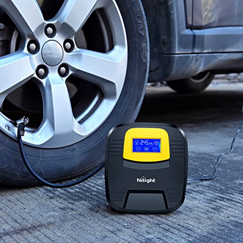 Digital Tire Inflator Air Compressor Portable Pump w (Touch Screen Air Pump)