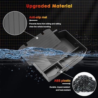 Updated) for 2026 Subaru Outback Center Console Organizer Tray for 2026 Outback Armrest Box Secondary Storage Box Insert Compartment Subaru Outback Accessories