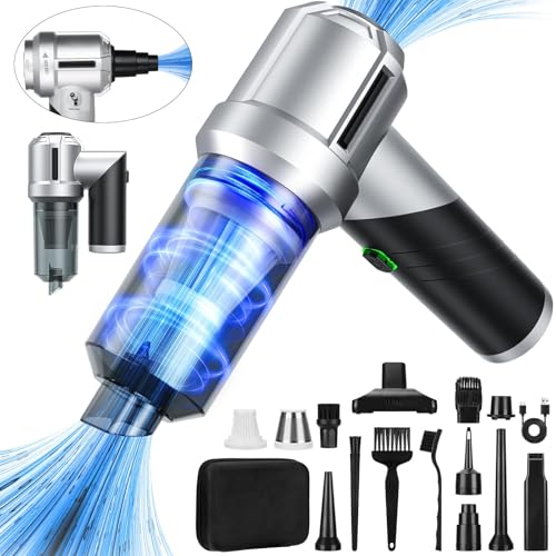 Handheld Car Vacuum Portable Cordless with 18000PA Super Suction (Black)