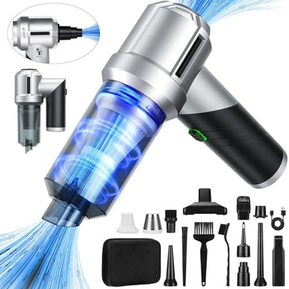 Handheld Car Vacuum Portable Cordless with 18000PA Super Suction (Black)