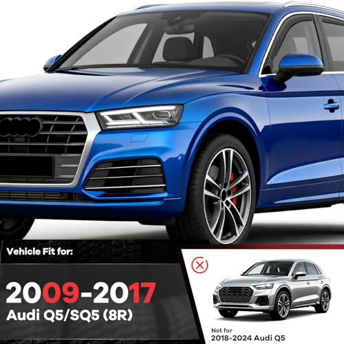 4pcs in Channel Window Rain Guard Fit for Audi Q5 (For 2009-2017 Q5/SQ5 8R)